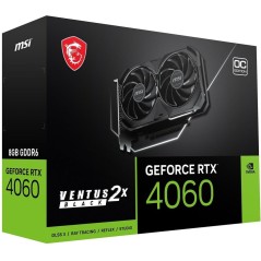 MSI GeForce RTX 4060 VENTUS 2X BLACK 8G OC 8GB - Ultimate Gaming Performance & Stylish Design!